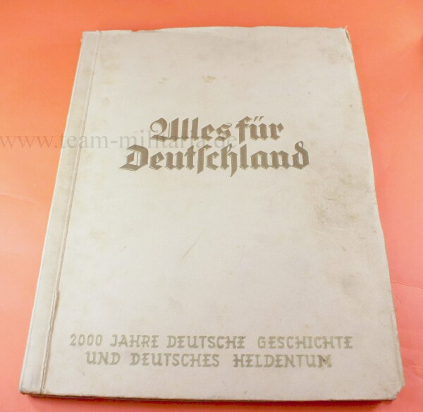 Zigarettenbilderalbum / Sammelalbum - Alles für Deutschland 200 Jahre Deutsche Geschichte und Heldentum