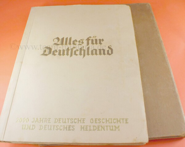 Zigarettenbilderalbum / Sammelalbum  - Alles für Deutschland - im Schuber