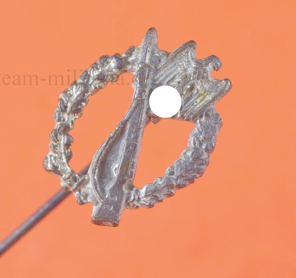 Miniatur zum Infanteriesturmabzeichen in Silber