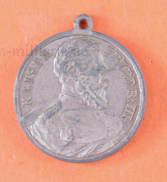 Medaille Regimentsantritt 9.März 1888  Kaiser Friedrich III