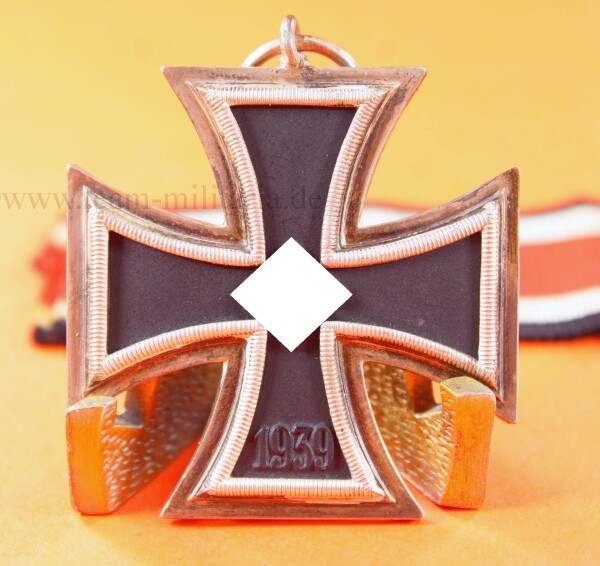 Eisernes Kreuz 2.Klasse 1939 (Juncker) am Band - handgemalte Version !