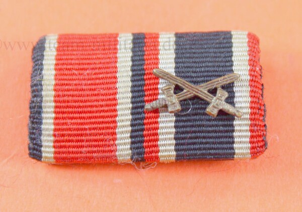 Bandspange / Feldspange der Wehrmacht - KVK2 Klasse und Eisernes Kreuz 2.Klasse 1939