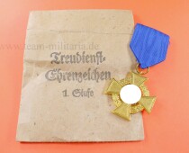 Treudienst-Ehrenzeichen in Gold f&uuml;r 40 Jahre...
