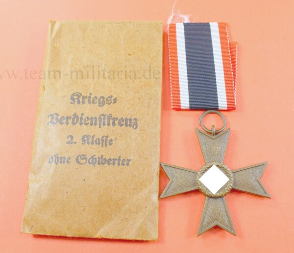 Kriegsverdienstkreuz 2.Klasse 1939 ohne Schwertern (1) mit Tüte