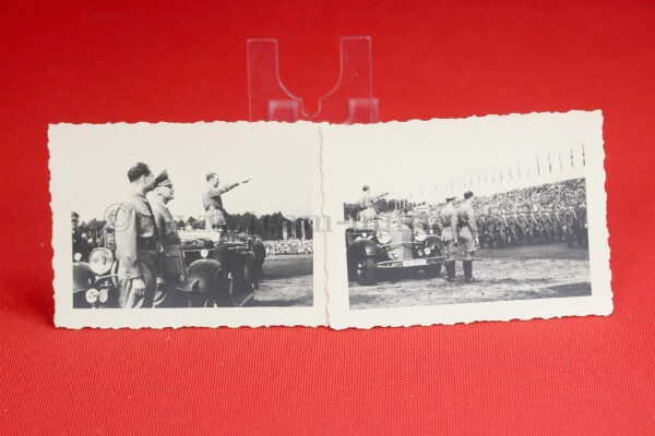 2 x original Foto Adolf Hitler & Reichsminister Rudolf Heß