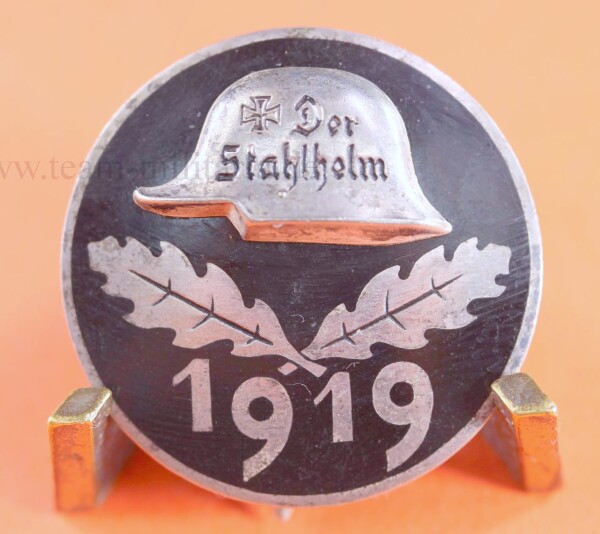 Stahlhelmbund - Diensteintrittsabzeichen 1919 große Ausführung - EXTREM SELTEN