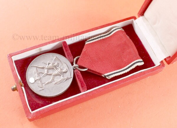 Anschluss Medaille 1.März 1938 Österreich im Etui - TOP SET