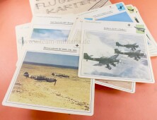 57 x Flugzeugkarten in Farbe