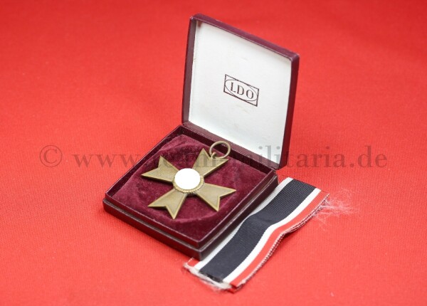 Kriegsverdienstkreuz 2.Klasse 1939 im LDO Etui
