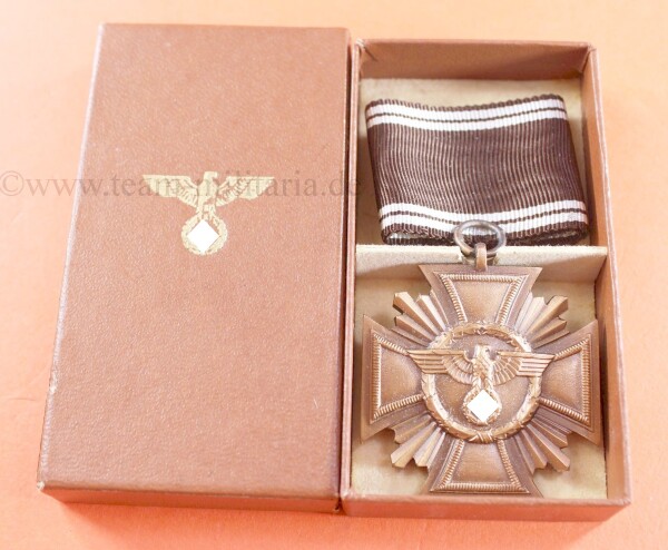 Dienstauszeichnung der NSDAP in Bronze im Etui (21) - MINT CONDITION