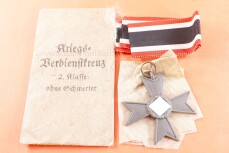 Kriegsverdienstkreuz 2.Klasse 1939 ohne Schwerter in...