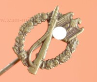 Miniatur zum Infanteriesturmabzeichen in Bronze