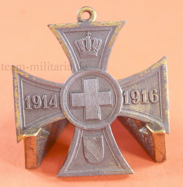 Baden Kreuz für freiwillige Kriegshilfe 1914-1916