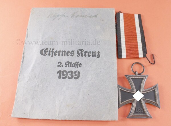 Eisernes Kreuz 2.Klasse 1939 (Herst. Rudolf Souval, Wien - Österreich) mit Tüte