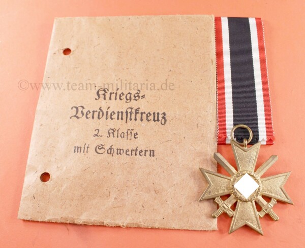 Kriegsverdienstkreuz 2. Klasse 1939 mit Schwertern und Tüte (Hopf)