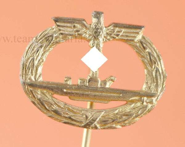 Miniatur zum U-Bootkriegsabzeichen der Kriegsmarine - MINT CONDITION