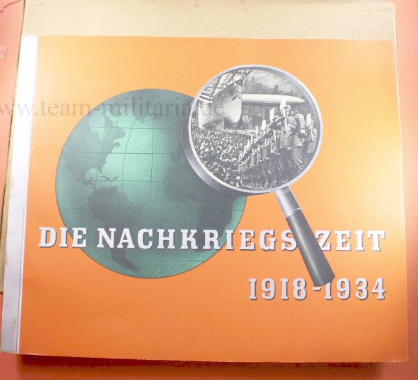 Zigarettenbilderalbum / Sammelalbum - Die Nachkriegszeit 1918-1934 (komplett) im Schuber