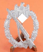 Infanteriesturmabzeichen in Silber (halbhohl) (S&amp;L) -...