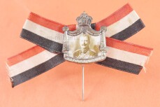 patriotische Nadel Kaiser Wilhelm II. Patritotika Schleife