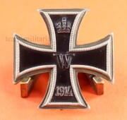Eisernes Kreuz 1.Klasse 1914 (Meybauer Wappenpunze) -SEHR...