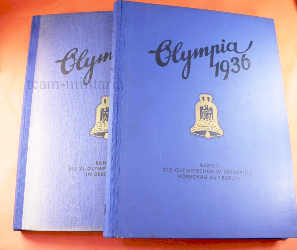 Sammelalbum Olympia 1936 Band 1 und 2 (komplett)