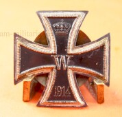 Eisernes Kreuz 1.Klasse 1914 an Schraubscheibe (Schickle) 