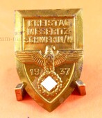 Treffabzeichen Kreistag Meseritz Schwerin/W. 1937 - SELTEN