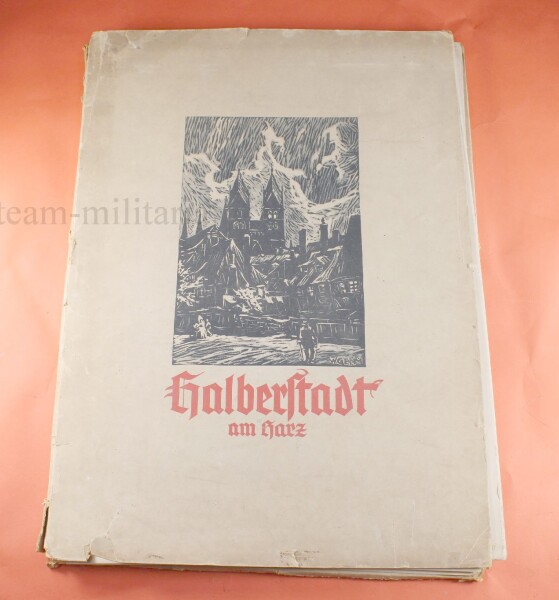 Halberstadt im Harz Besthornreihe Bestehorndruck Mappe mit 10 Kunstdrucken