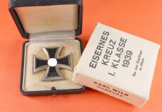 Eisernes Kreuz 1.Klasse 1939 im Etui (107) im Umkarton -...