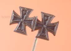 2-fach Miniatur Eisernes Kreuz 1. und 2.Klasse 1914
