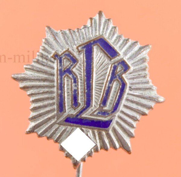 Mitgliedsabzeichen Reichsluftschutzbund (RLB) 1. Form an langer Nadel (große Version)