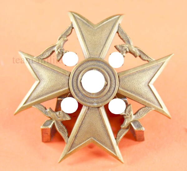 Spanienkreuz in Bronze ohne Schwerter (Meybauer) Legion Condor 