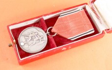 Anschluss Medaille 1.M&auml;rz 1938 &Ouml;sterreich im Etui