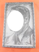 F&uuml;hrerbild Adolf Hitler im Schmuckrahmen