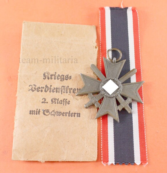 Kriegsverdienstkreuz 2.Klasse 1939 mit Schwertern (45) und Tüte