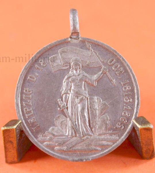 Medaille 50-jährige Feier der Völkerschlacht bei Leipzig  Oct.1813-1863