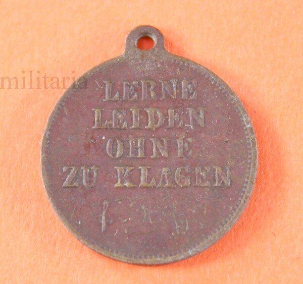 Medaille Friedrich Deutscher Kaiser und König von Preusen "Lerne leiden ohne zu klagen"