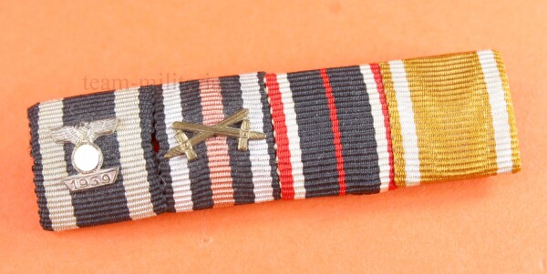 4-fach Bandspange / Feldspange Wiederholungsspange Eisernes Kreuz 1939 2.Klasse