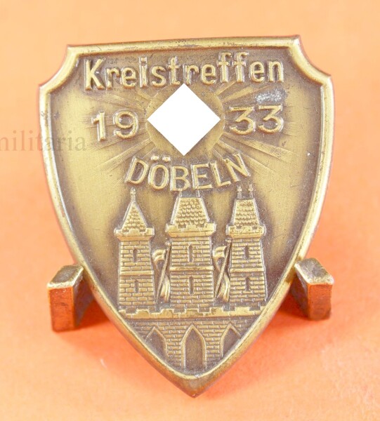 Abzeichen Kreistreffen Döblen 1933 - SELTEN