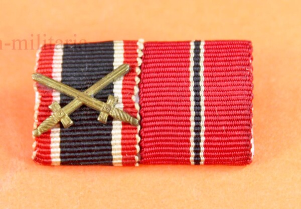 Bandspange / Feldspange Kriegsverdienstkreuz 2.Klasse 1939 / Ostmedaille Winterschlacht