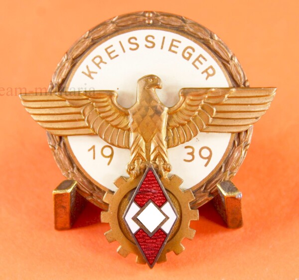 Ehrenzeichen Kreissieger im Reichsberufswettkampf 1939 (Wagner)